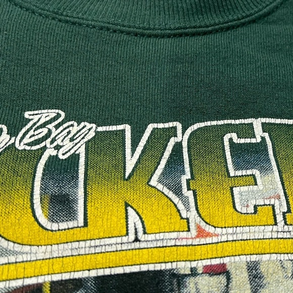 Vintage 90s Green Bay Packers 1990s NFL Football Crewneck Sports Sweatshirt - Picture 5 of 5